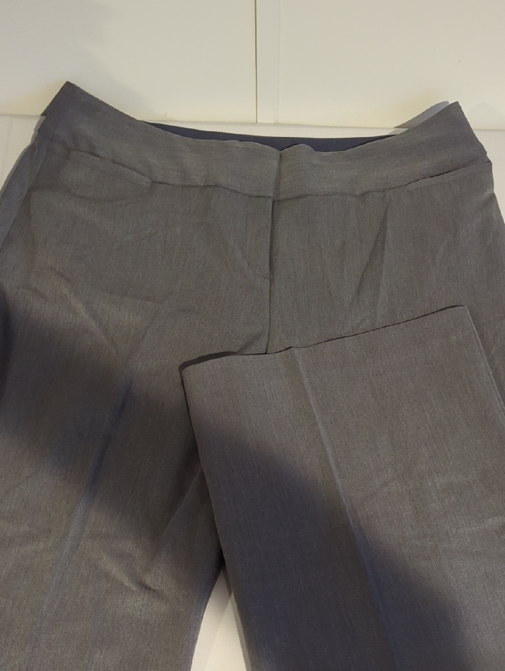 Lane Bryant Gray Straight Leg Dress Trousers